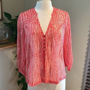 Joie | Silk Sheer Blouse